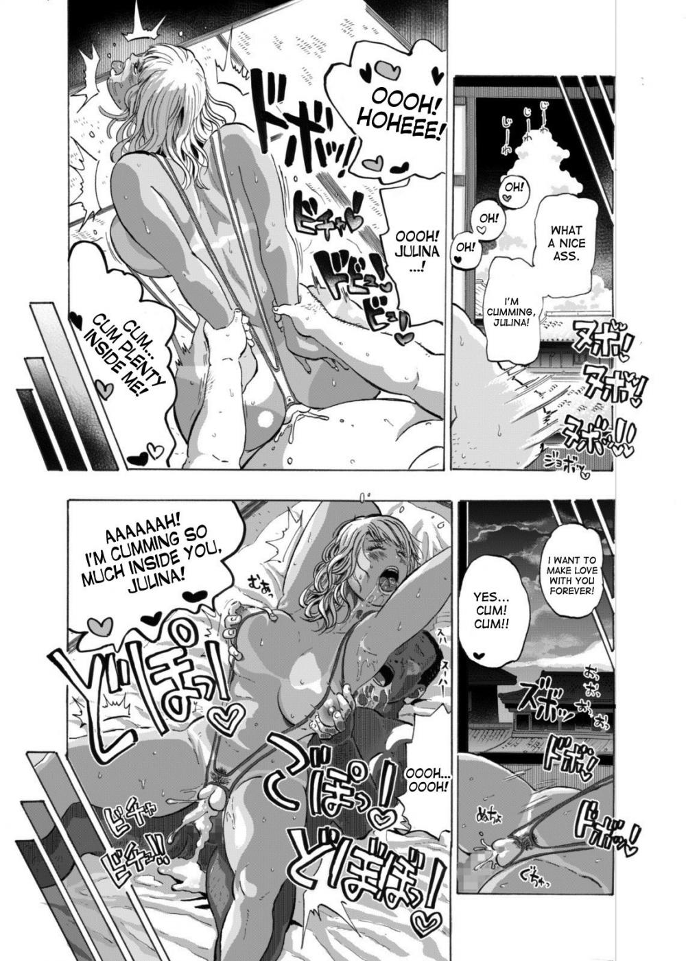 Hentai Manga Comic-Niizuma Hiyake Gyaru ni Tanetsuke Nama Natsu Sex-Read-19